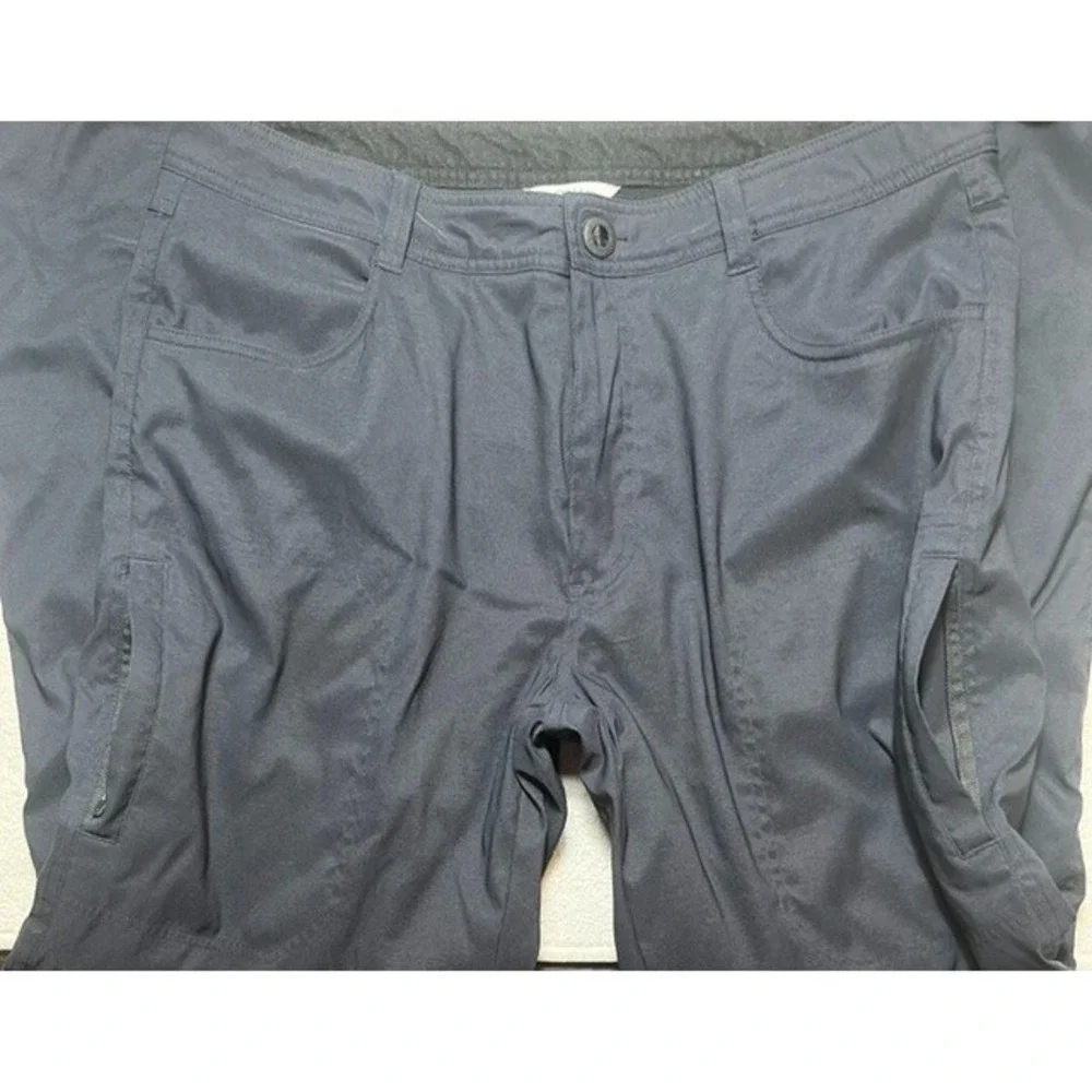 Orvis Mens Sz 36x33 Fleece Lined Tech Pants Outdoor Utility Pockets Navy- 2178